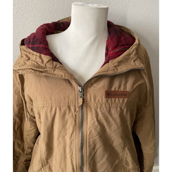 Columbia Men’s Khaki Insulated Wheeler Lodge Jacket Size Medium - Picture 4 of 10